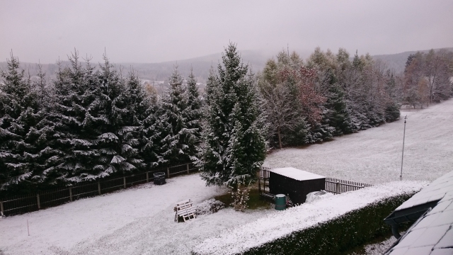 Erste Schneedecke Herbst 2018