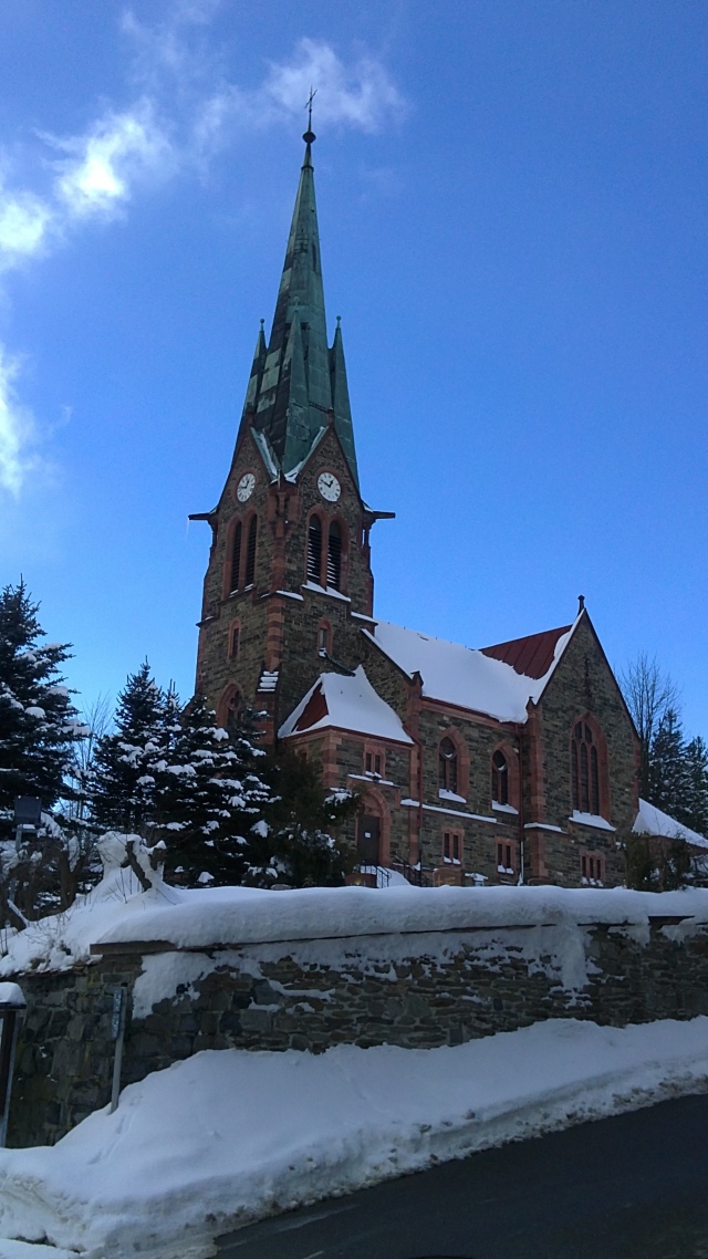 Kirche Hammerunterwiesenthal 20150205