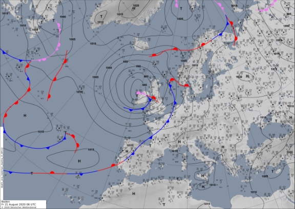 Bodenwetterkarte 20200821