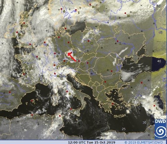 Bild Meteosat DWD 20191015