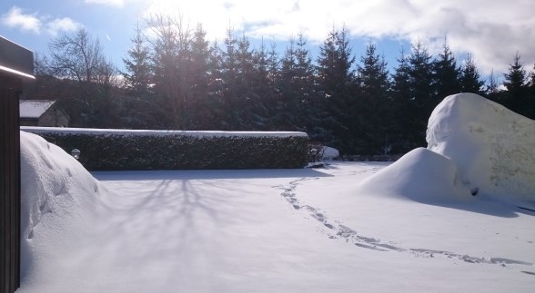 Winterwetter mit Neuschnee Bild2 20190312